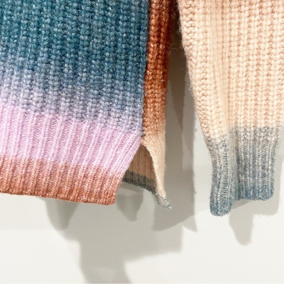 MADEWELL Space-Dyed Button-Shoulder Pullover Sweater Wool Alpaca Size Small - Picture 6 of 11